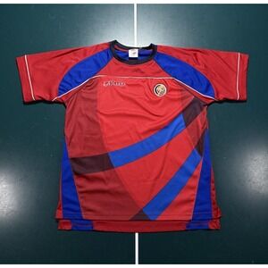 Vintage Costa Rica National Team 2004-2005 Home Joma Soccer Jersey Large
